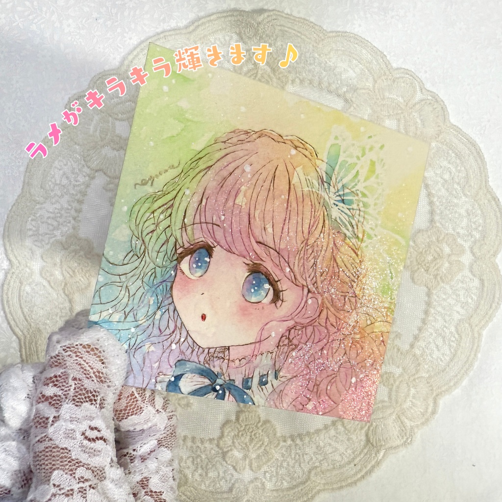 【正方形サイズ原画】フレームレス原画