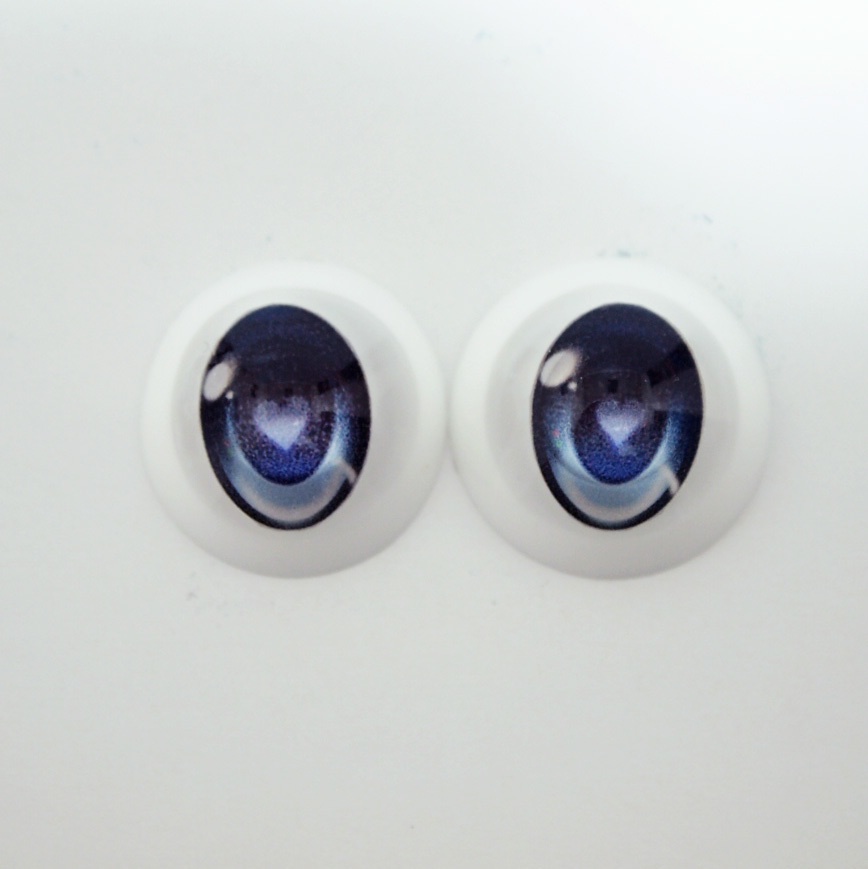 レジンアイ 22mm相当 (AM-008 シンプルアニメティックハート入り)