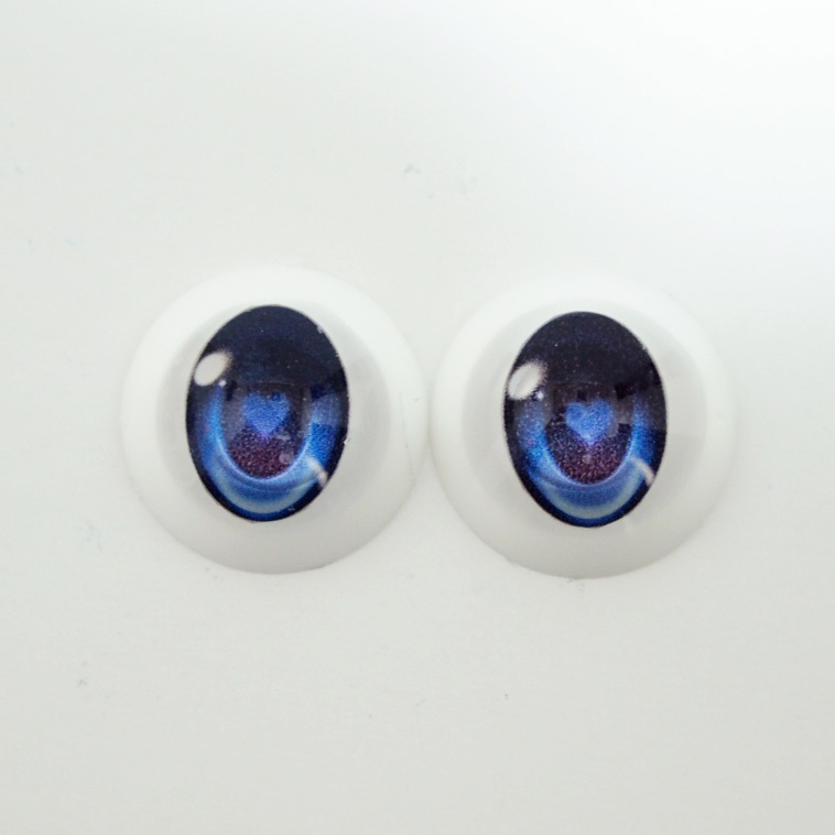 レジンアイ 22mm相当 (AM-008 シンプルアニメティックハート入り)