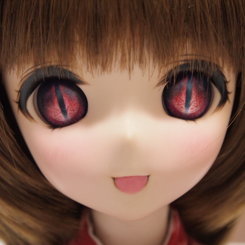 レジンアイ 22mm相当 (AM-017 ドラゴンアイ ホワイトver)