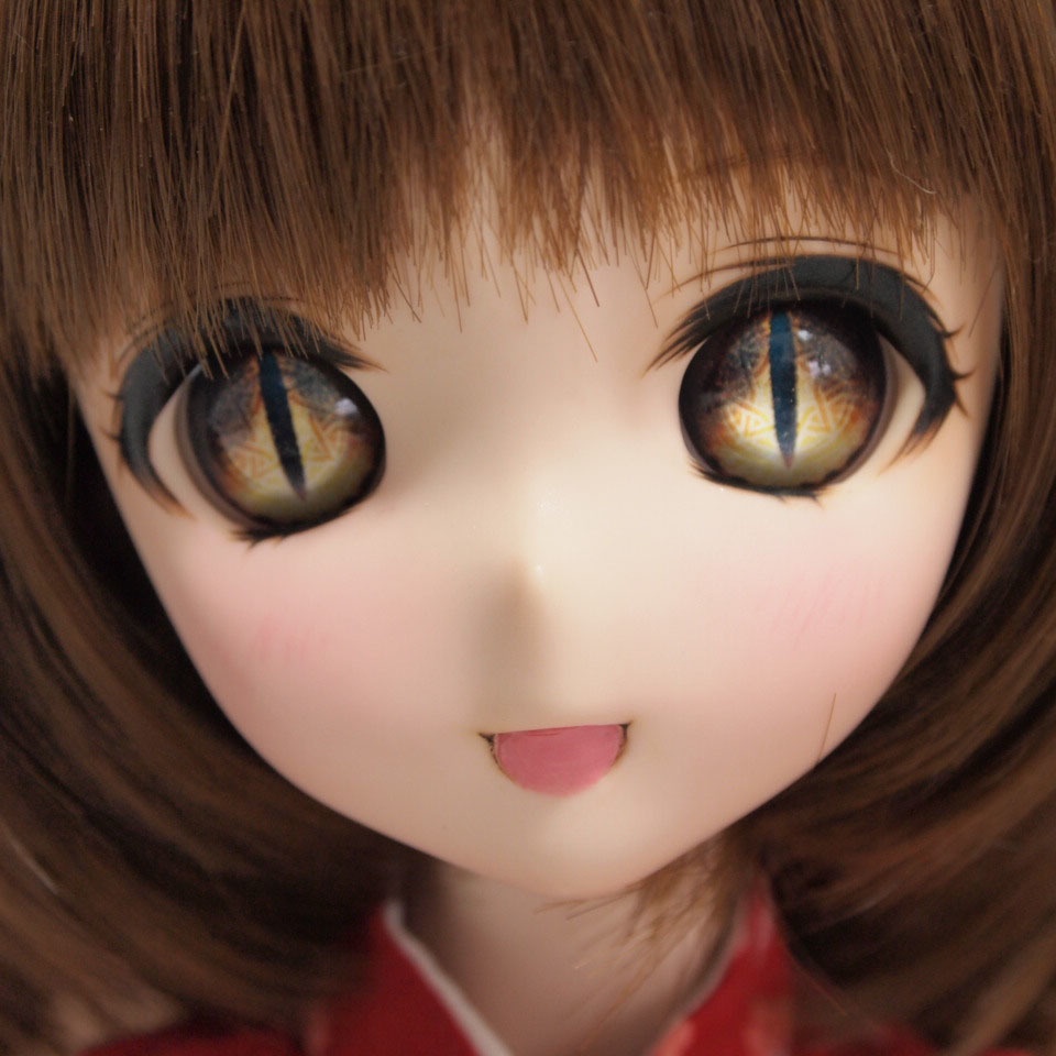 レジンアイ 22mm相当 (AM-017 ドラゴンアイ ホワイトver)