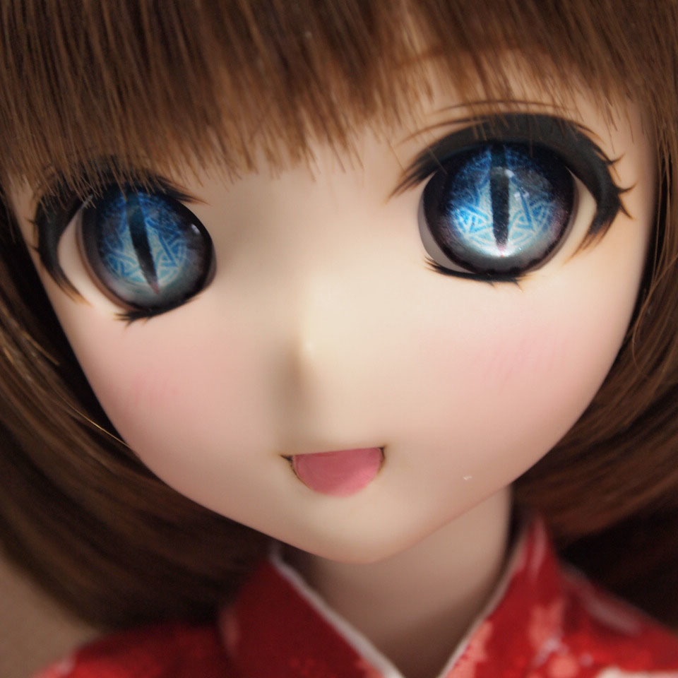 レジンアイ 22mm相当 (AM-017 ドラゴンアイ ホワイトver)