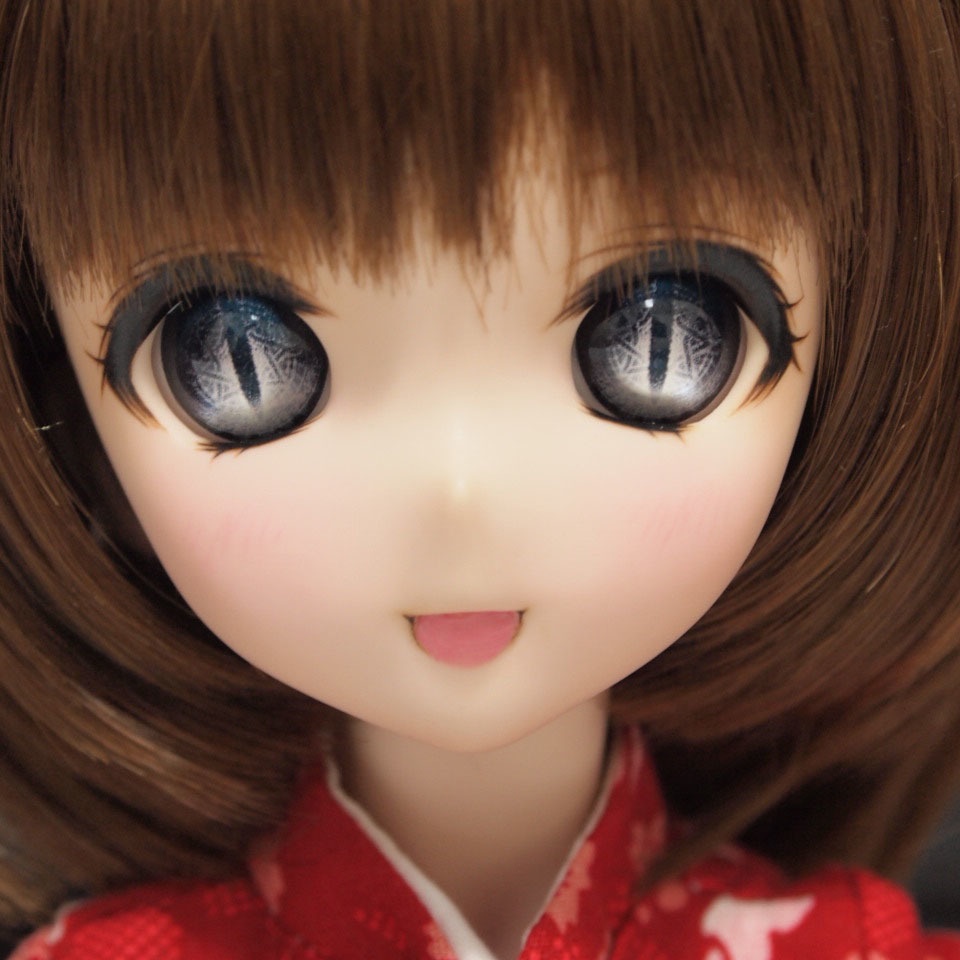 レジンアイ 22mm相当 (AM-017 ドラゴンアイ ホワイトver)