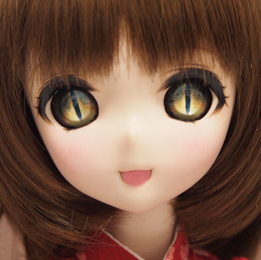 レジンアイ 22mm相当 (AM-017 ドラゴンアイ ブラックver)