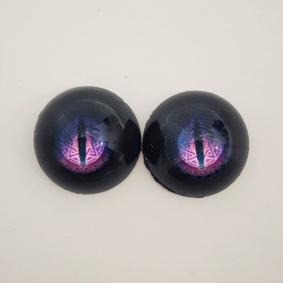 レジンアイ 22mm相当 (AM-017 ドラゴンアイ ブラックver)