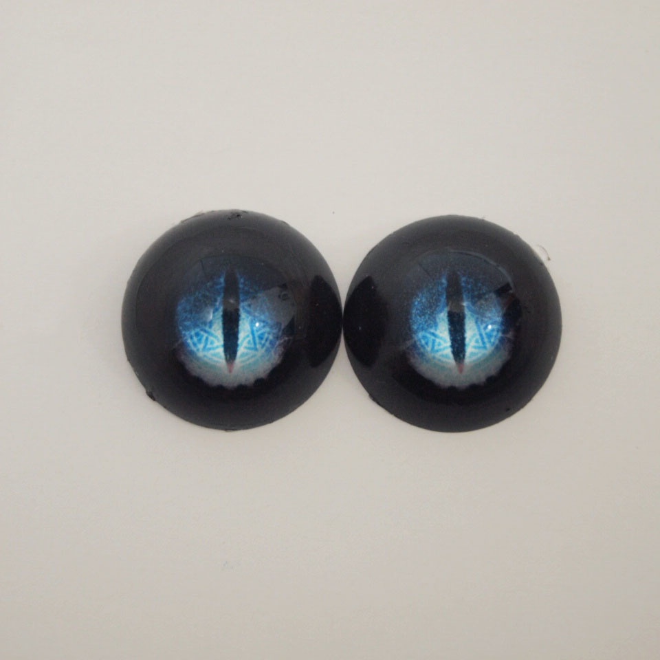 レジンアイ 22mm相当 (AM-017 ドラゴンアイ ブラックver)