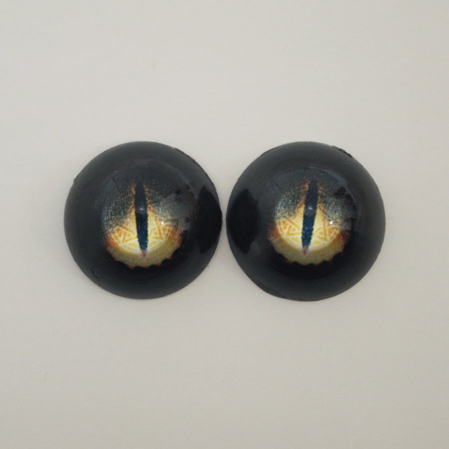 レジンアイ 22mm相当 (AM-017 ドラゴンアイ ブラックver)
