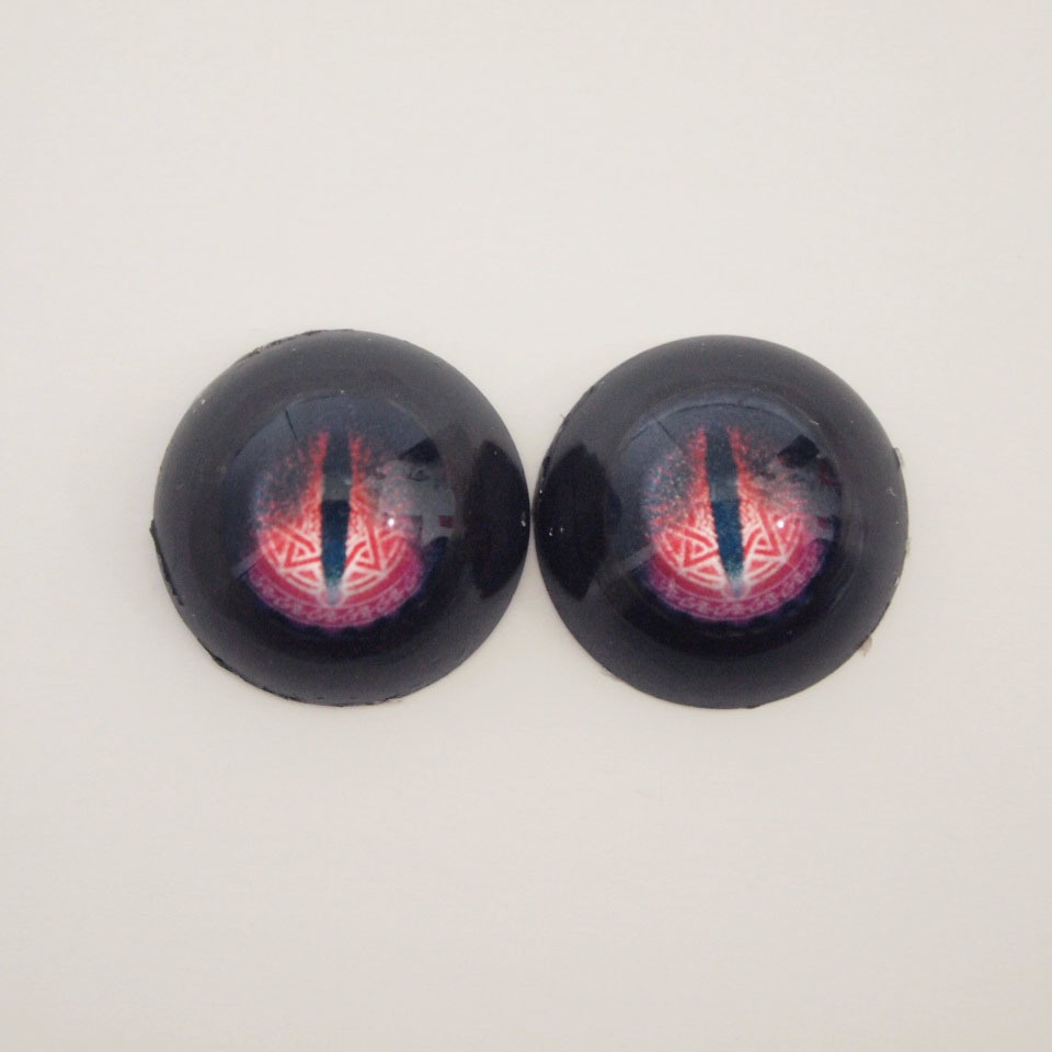 レジンアイ 22mm相当 (AM-017 ドラゴンアイ ブラックver)