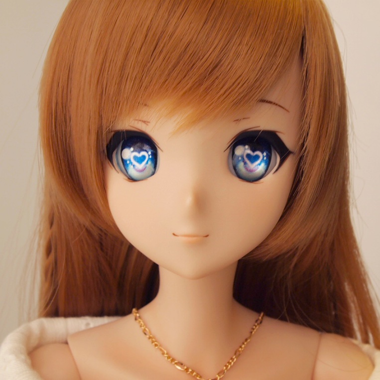 レジンアイ 22mm相当 (AM-005 スタースパークル ハート入り)