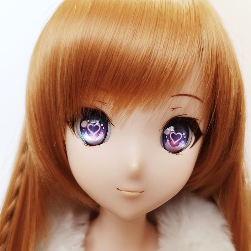 レジンアイ 22mm相当 (AM-005 スタースパークル ハート入り)