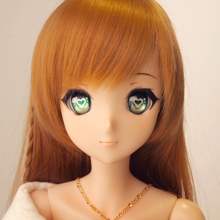 レジンアイ 22mm相当 (AM-005 スタースパークル ハート入り)