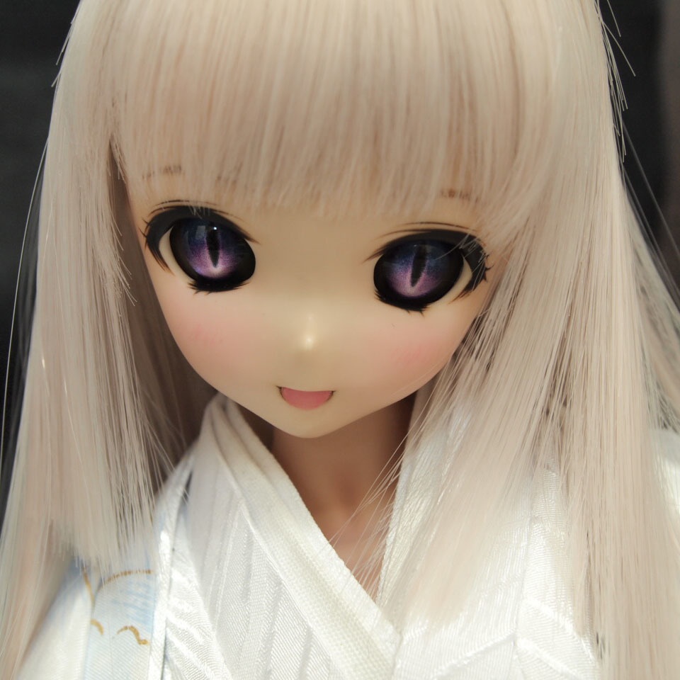 レジンアイ 22mm相当 (AM-019 ヤンデレアイ派生猫目タイプ ブラックVer)