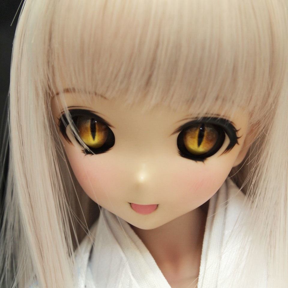 レジンアイ 22mm相当 (AM-019 ヤンデレアイ派生猫目タイプ ブラックVer)