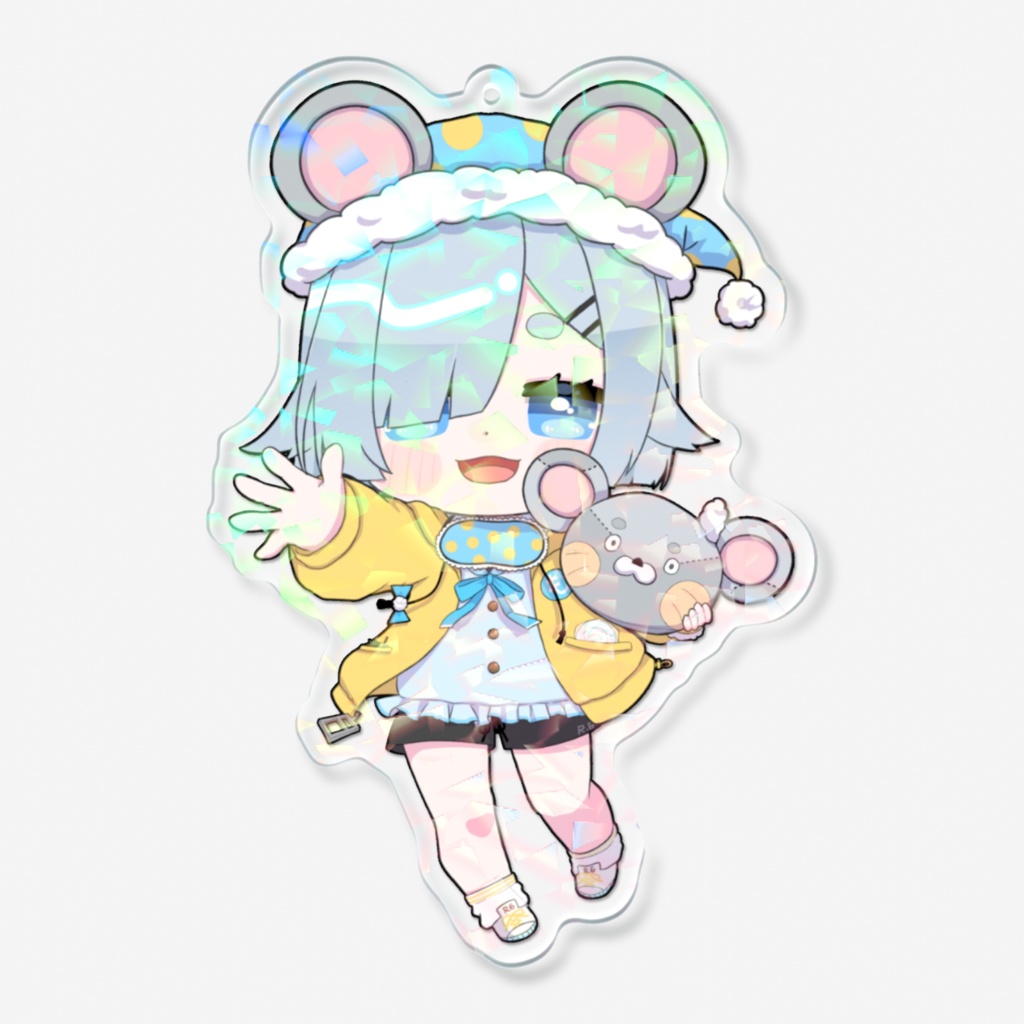 ホログラムアクリルキーホルダー も子ver