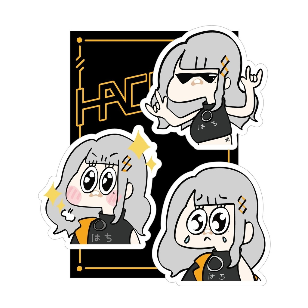 HACHI ステッカーセット