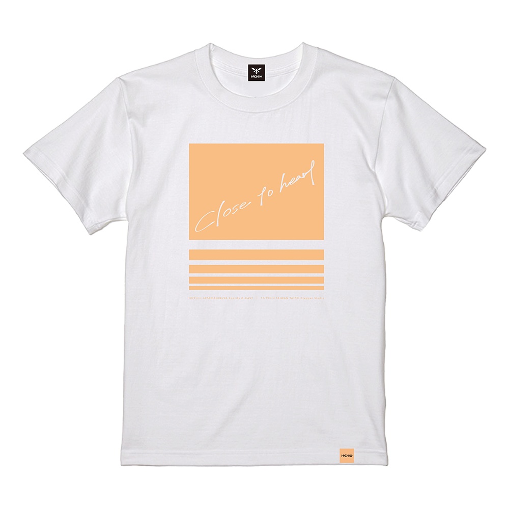 【再販売・在庫限り】HACHI Close to heart Tシャツ【B】White ※Mサイズのみ