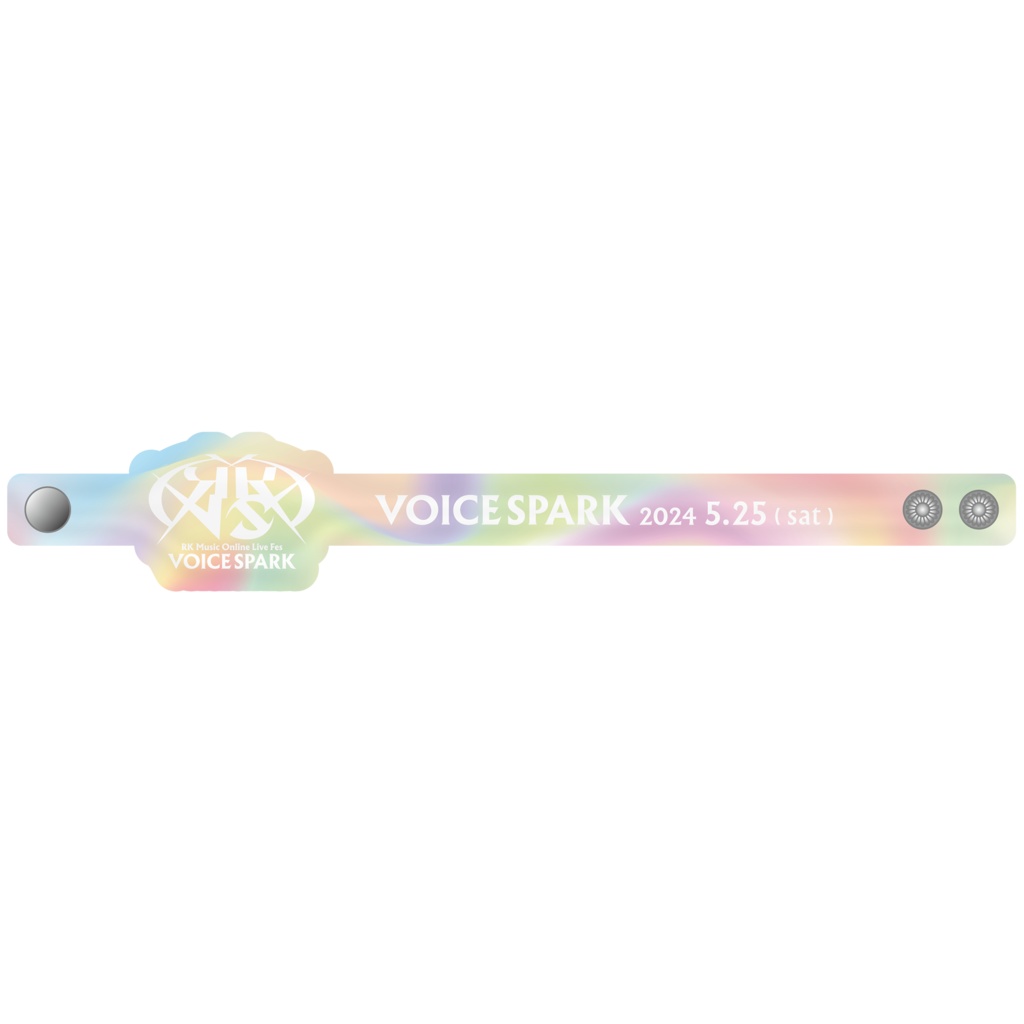 VOICE SPARK PVCリストバンド (※受注生産・8月中旬より順次お届け)