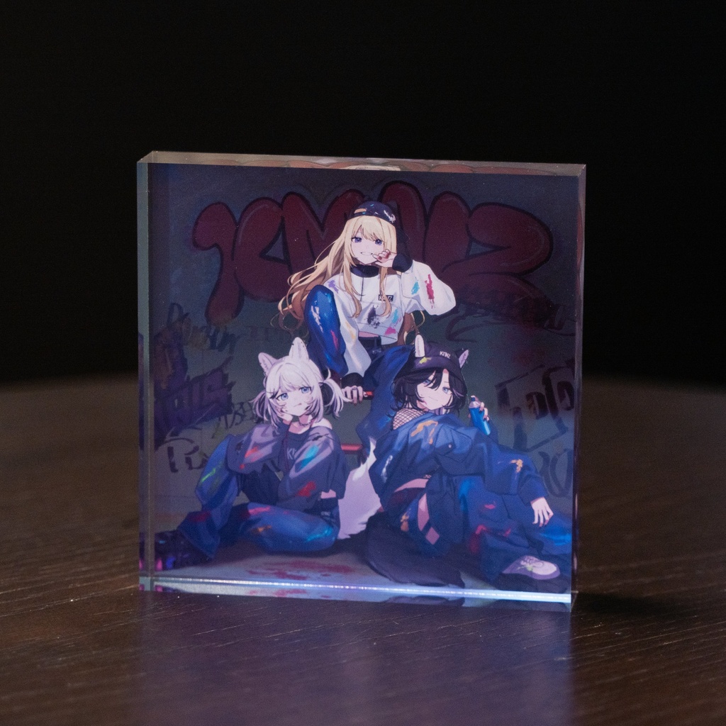 KMN ACRYLIC BLOCK - DROPS