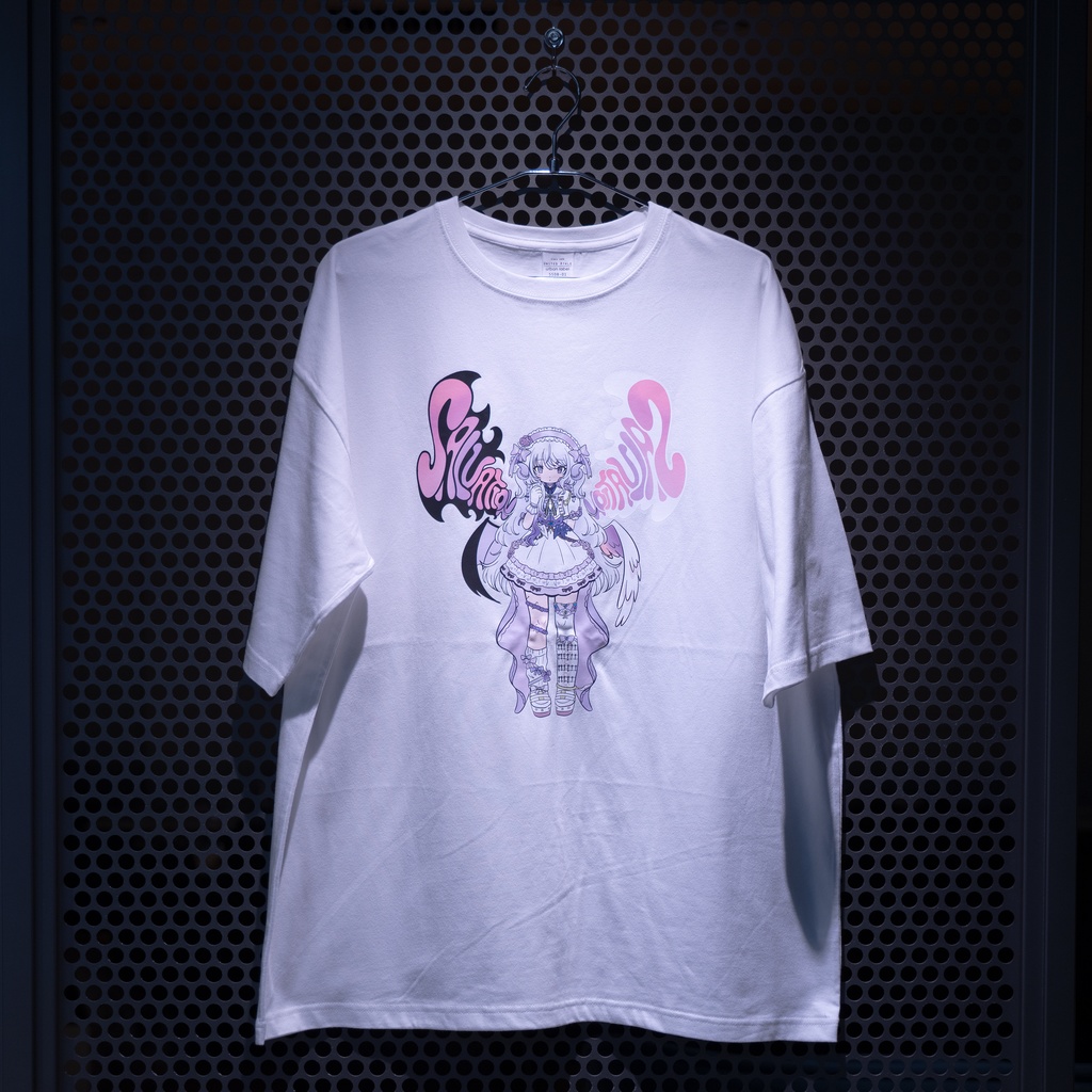 NEUN ビッグシルエットTシャツ [ANGEL] /ホワイト