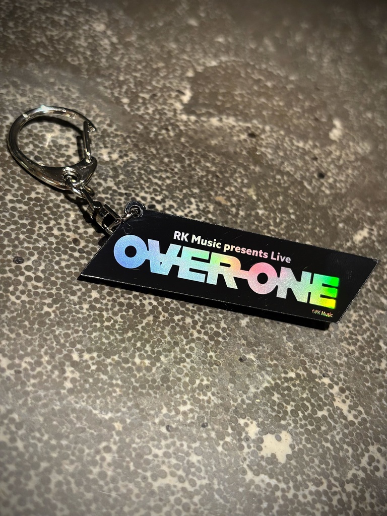 【事後通販】OVER ONE オーロラアクリルキーホルダー