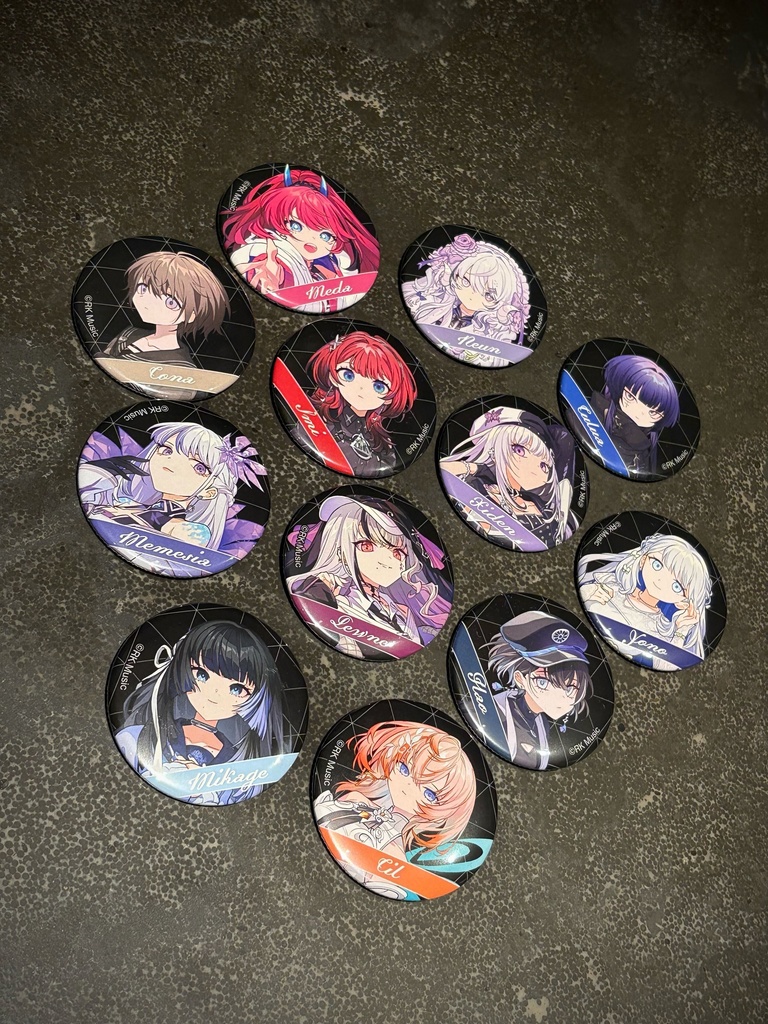 【事後通販】OVER ONE 缶バッジ [全12種ランダム]