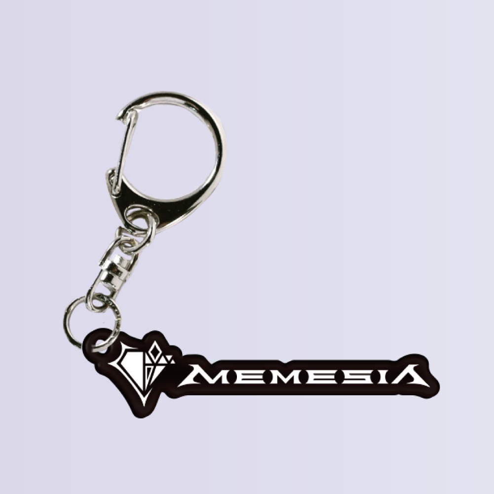 MEMESIA ロゴアクリルキーホルダー
