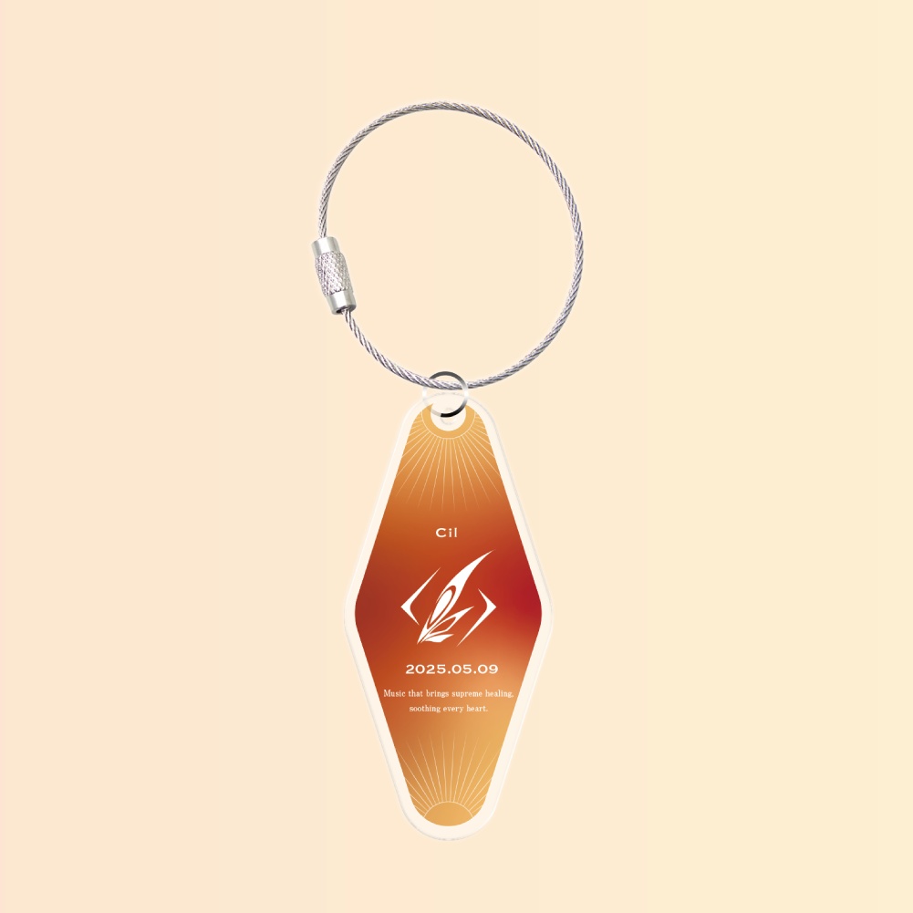 Cil モーテル風アクリルキーホルダー