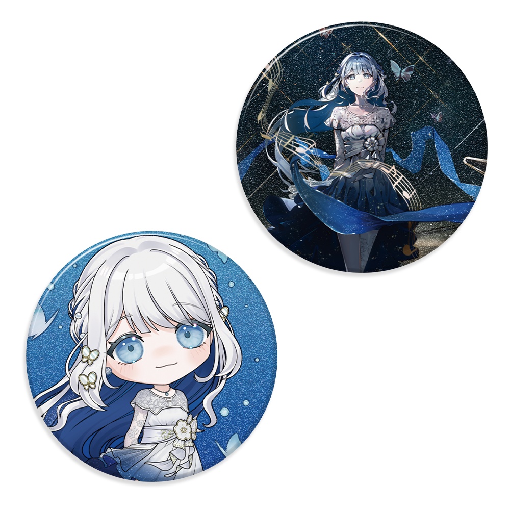 缶バッチ 2個セット-ヨノ1st EP リリース記念3Dライブ「Prelude」GOODS