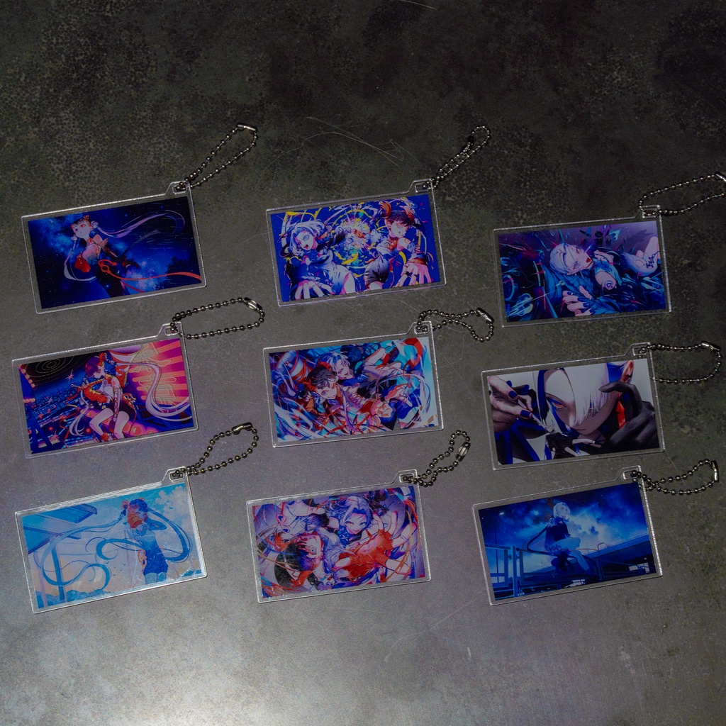 Cover illustlation Acrylic keychain