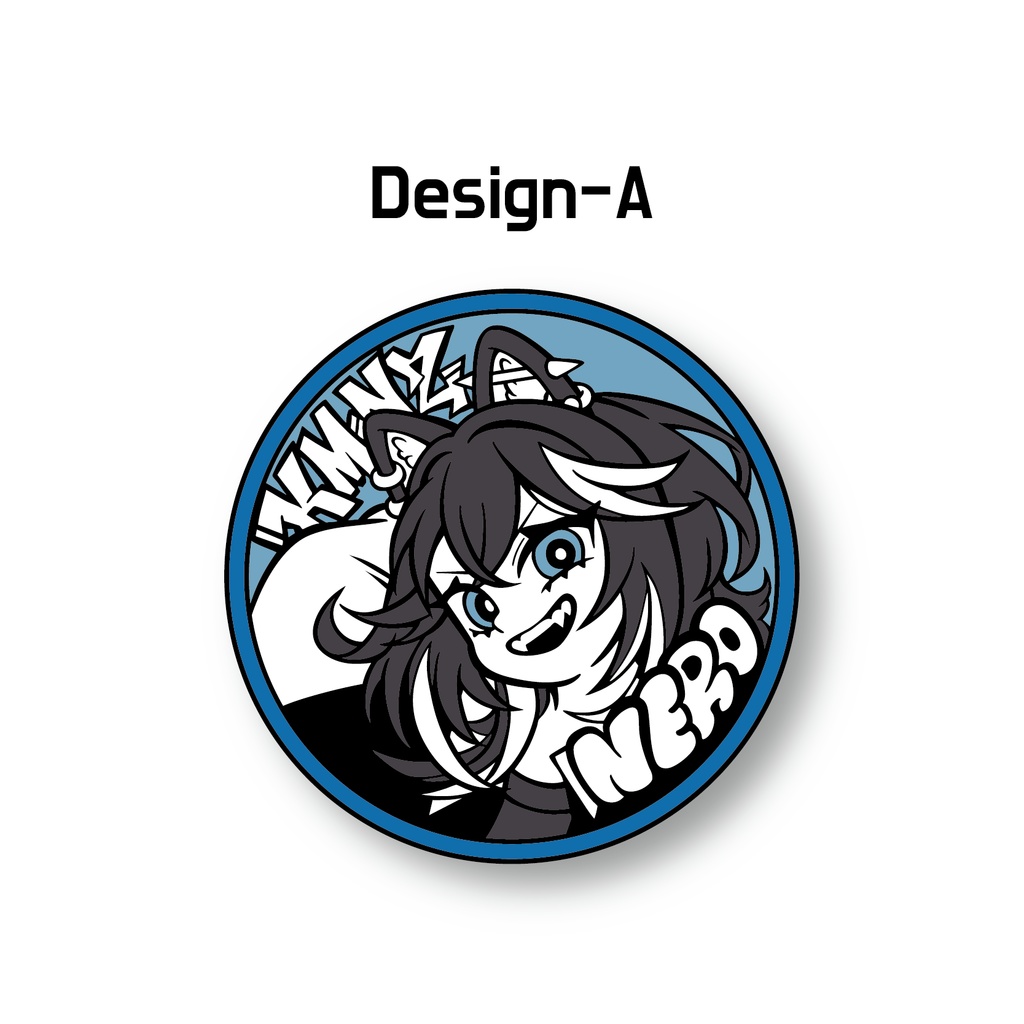 NERO BIRTHDAY Rubber Badge(Design-A / Design-B)