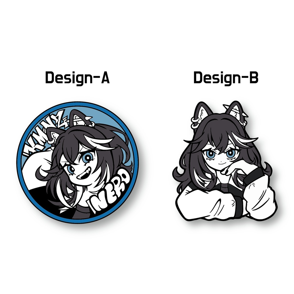 NERO BIRTHDAY Rubber Badge(Design-A / Design-B)