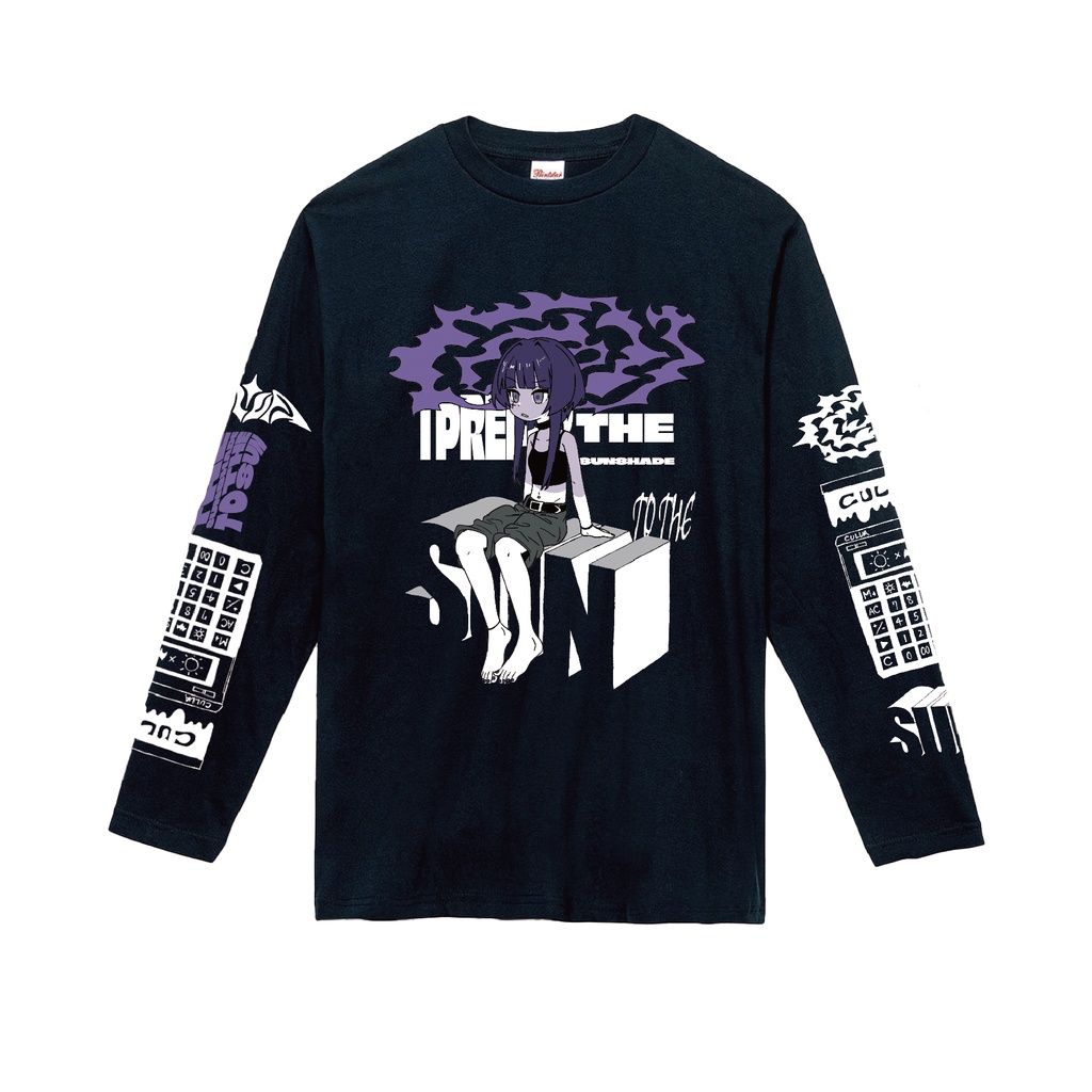 CULUA Long-sleeve T-shirt / ブラック