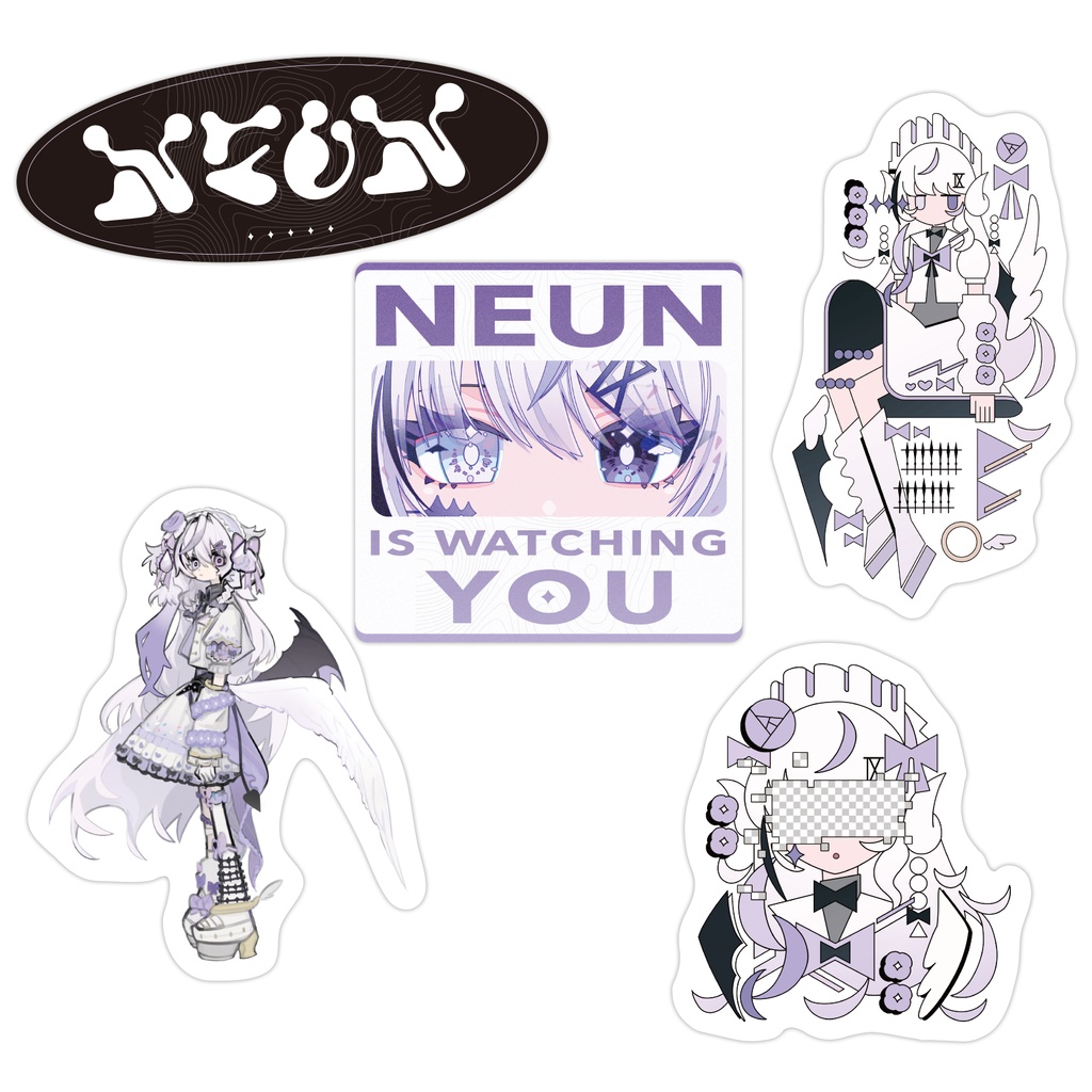 NEUN Sticker Set（Set of 5）- NEUN's DAY 2025