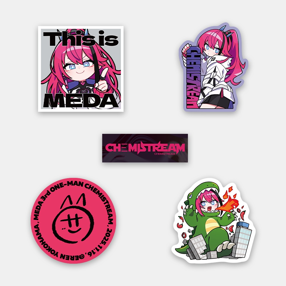 Sticker Set (Set of five) - CHEMISTREAM