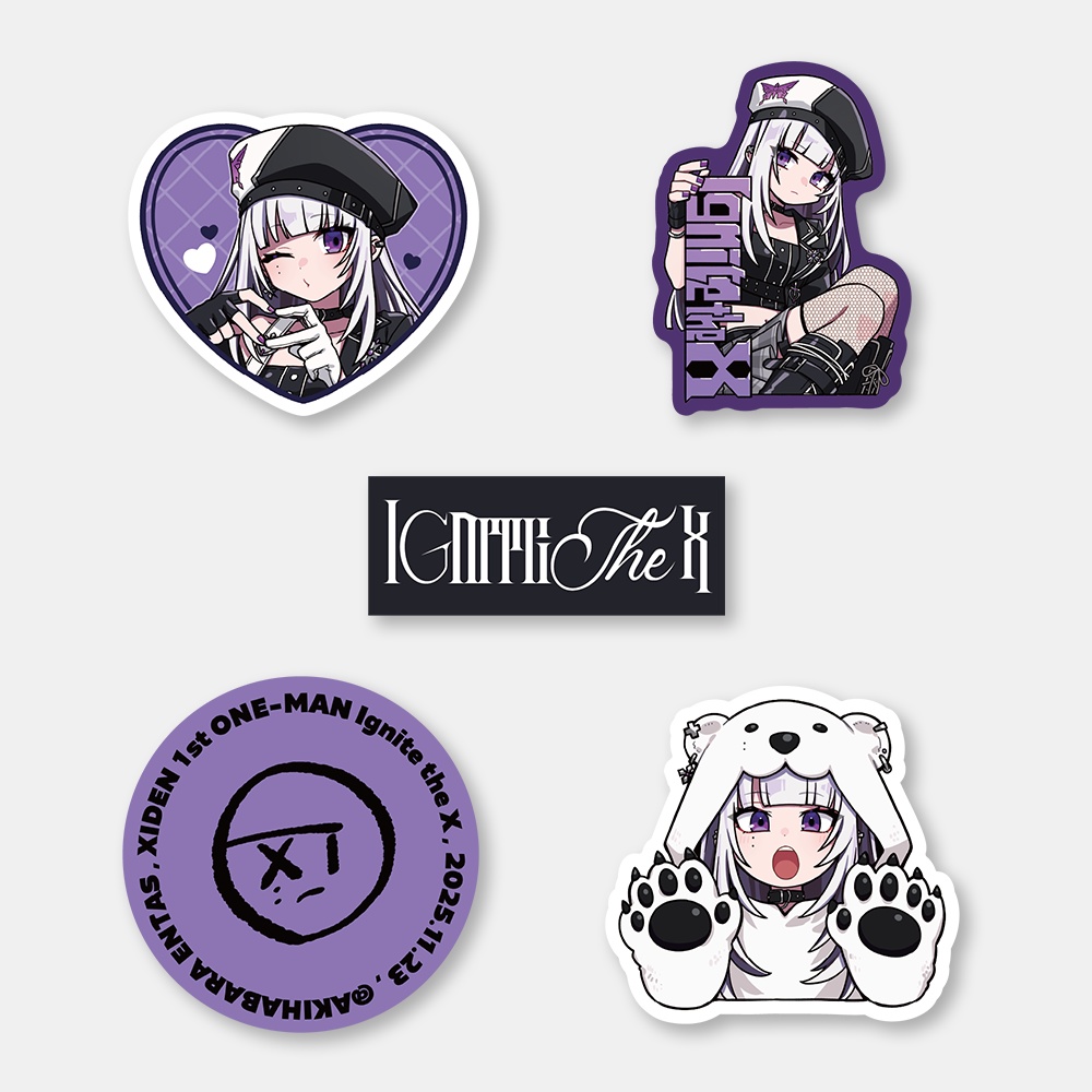 Sticker Set (Set of 5) - Ignite the X