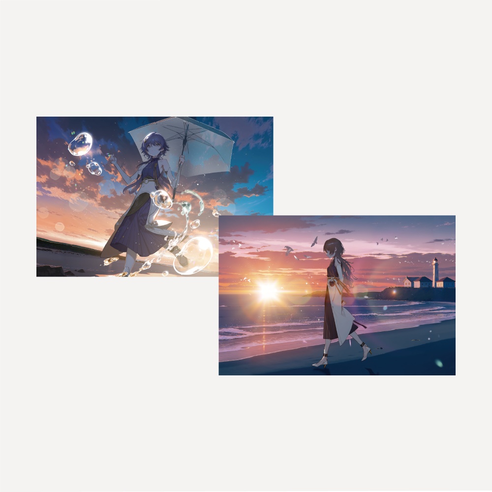 Postcard Set (set of two) - wouca DEBUT GOODS