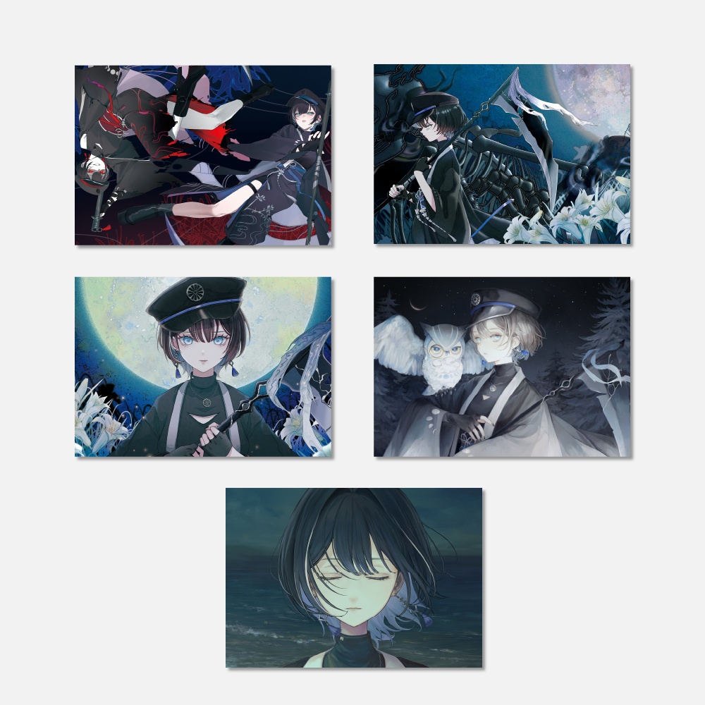 羽緒 ブロマイドセット(5枚組)