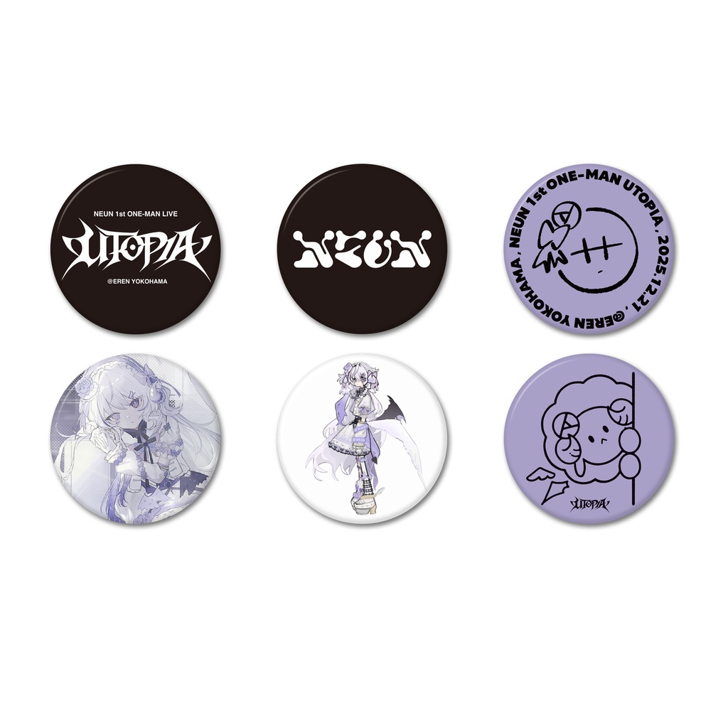 Random Tin Badge - NEUN UTOPIA