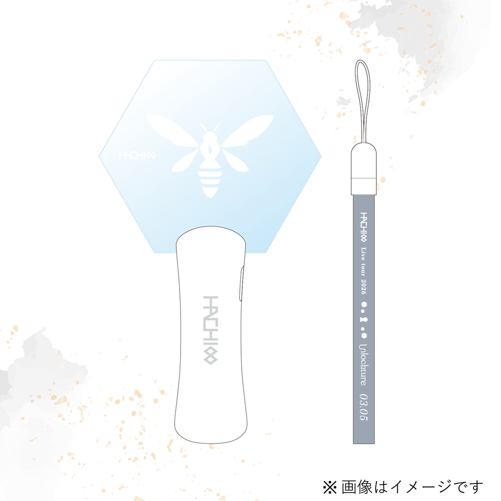 HACHI "Unlockture" at Legacy TERA アクリルペンライト(ストラップ付き)