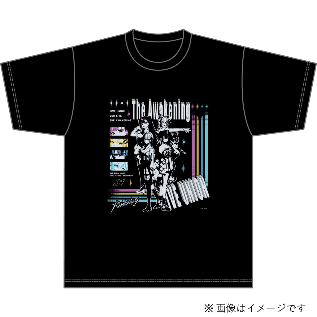 LIVE UNION 2nd Live "The Awakening" ライブTシャツ [Black]