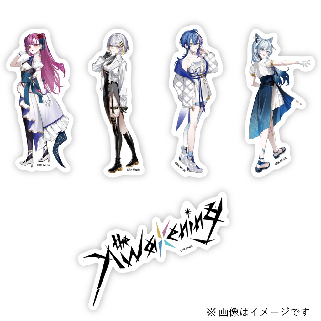 LIVE UNION 2nd Live "The Awakening" ホログラムステッカー5枚セット