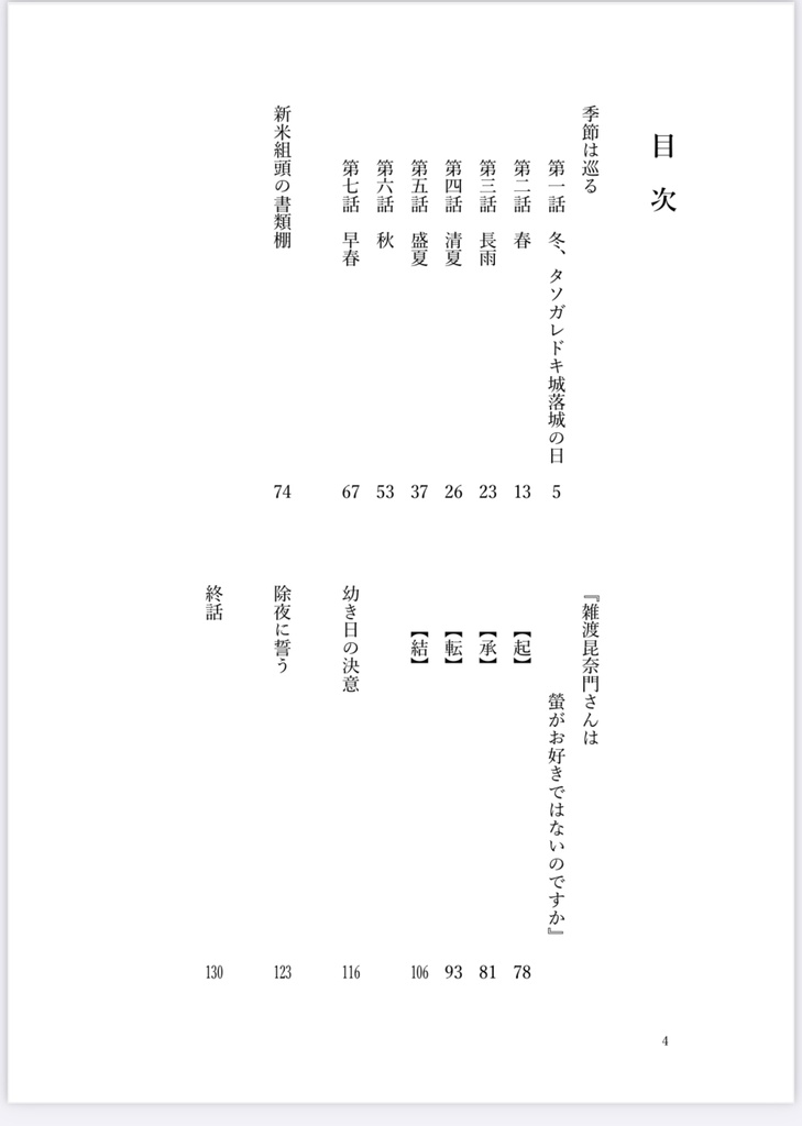 『季節は巡りて 春待ちの』
