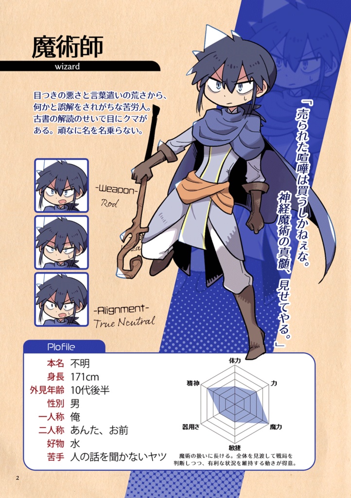神経魔術師 CHARACTER INTRODUCTION BOOK Vol.1