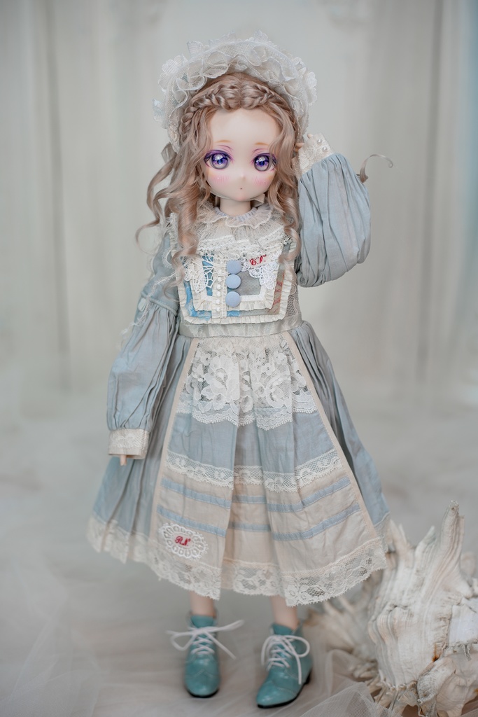 [Cuddly Rabbit]ブルー SDM・MDD・KUMAKO 通用衣装セット