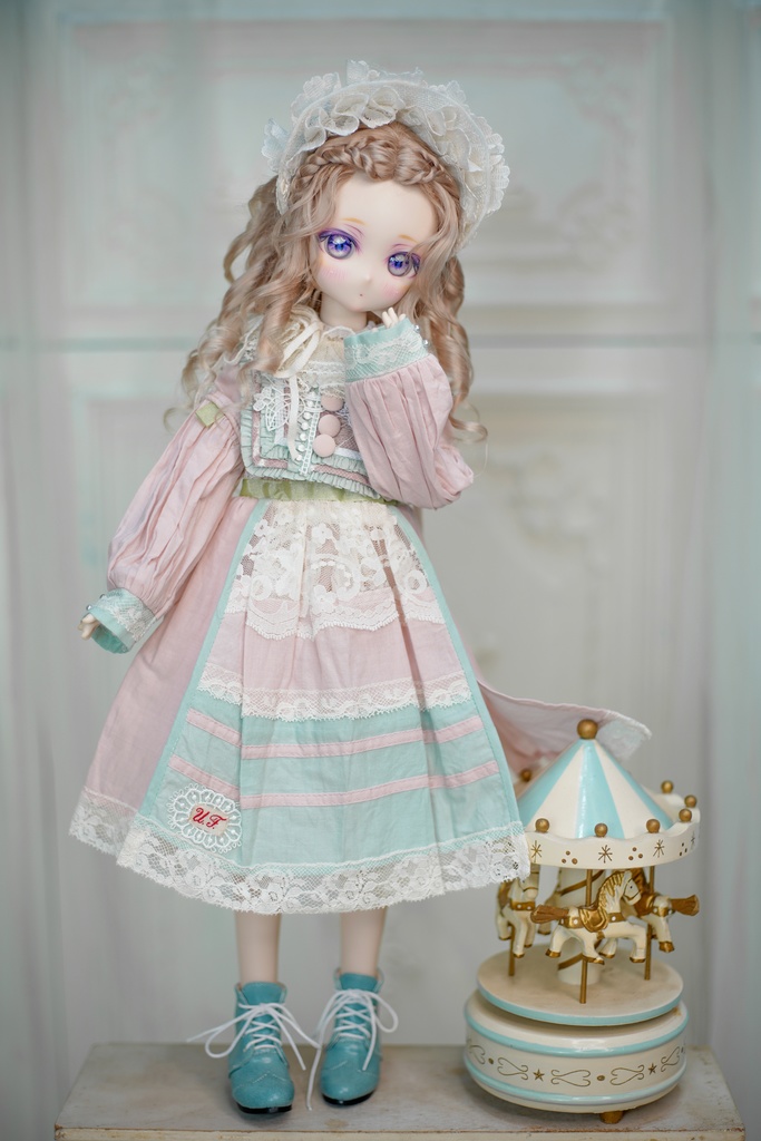 [Cuddly Rabbit]ピンク SDM・MDD・KUMAKO 通用衣装セット