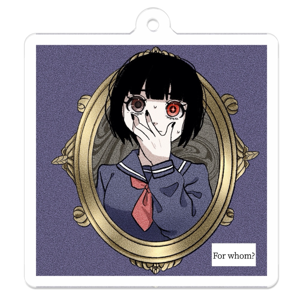額縁少女A アクリルキーホルダー