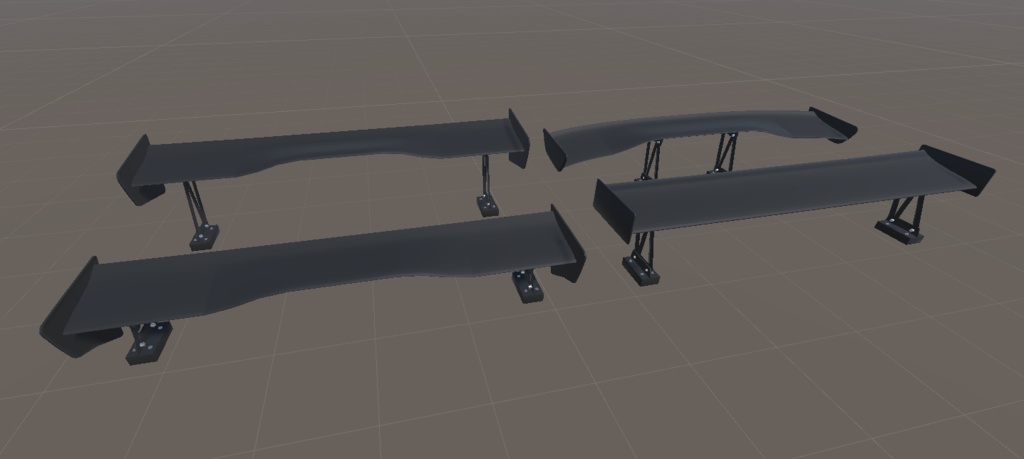 【VRChat想定】汎用GTウイング