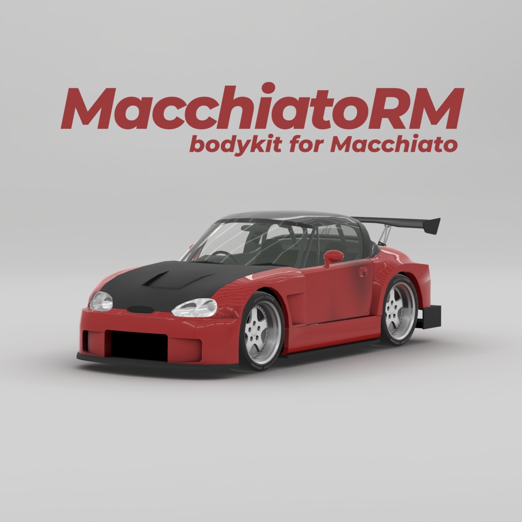 ［VRC・CVS2想定］Macchiato向けボディキット「MacchiatoRM」