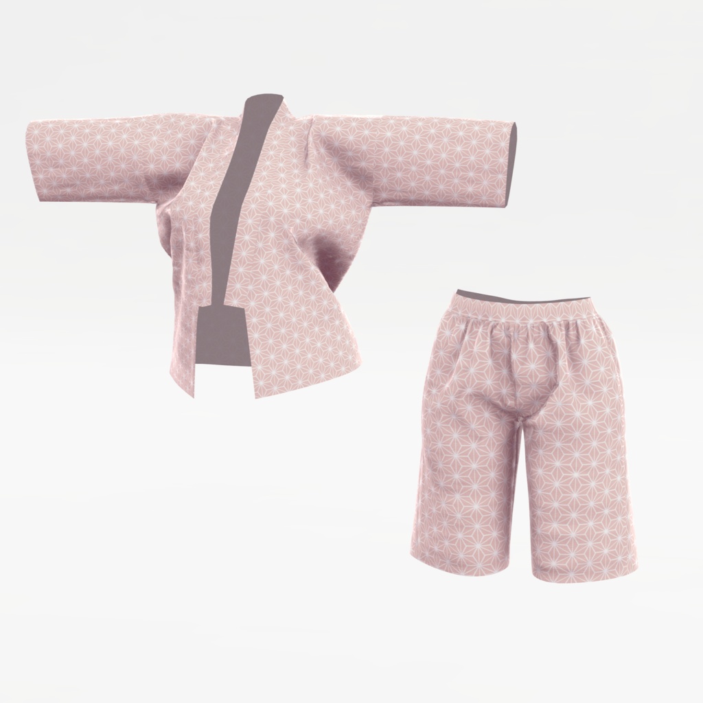 【セレスティア用】前開き甚平