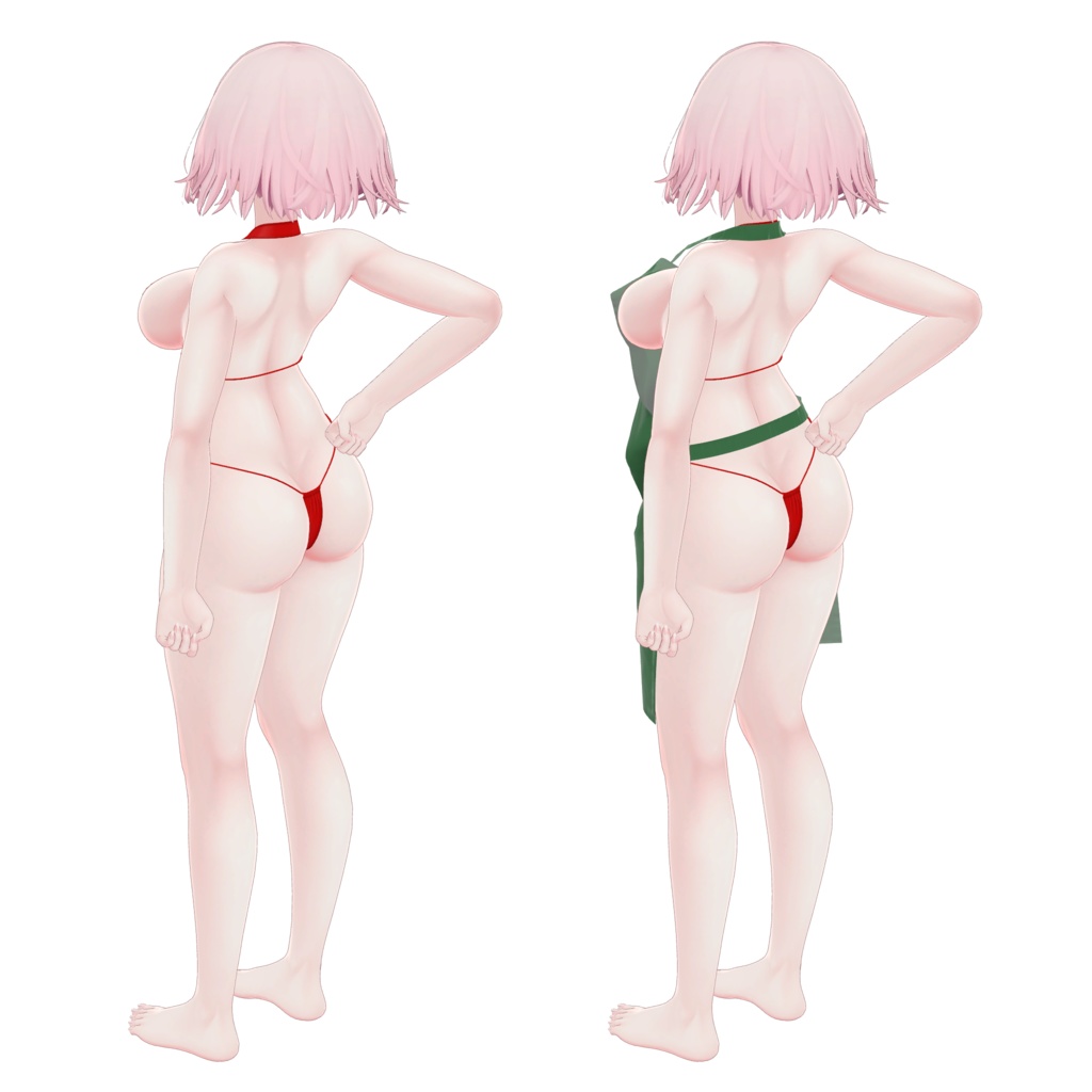 【セレスティア用】水着エプロンセット